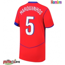 Camiseta Paris Saint-Germain Marquinhos #5 Tercera Equipación 2025-26 manga corta